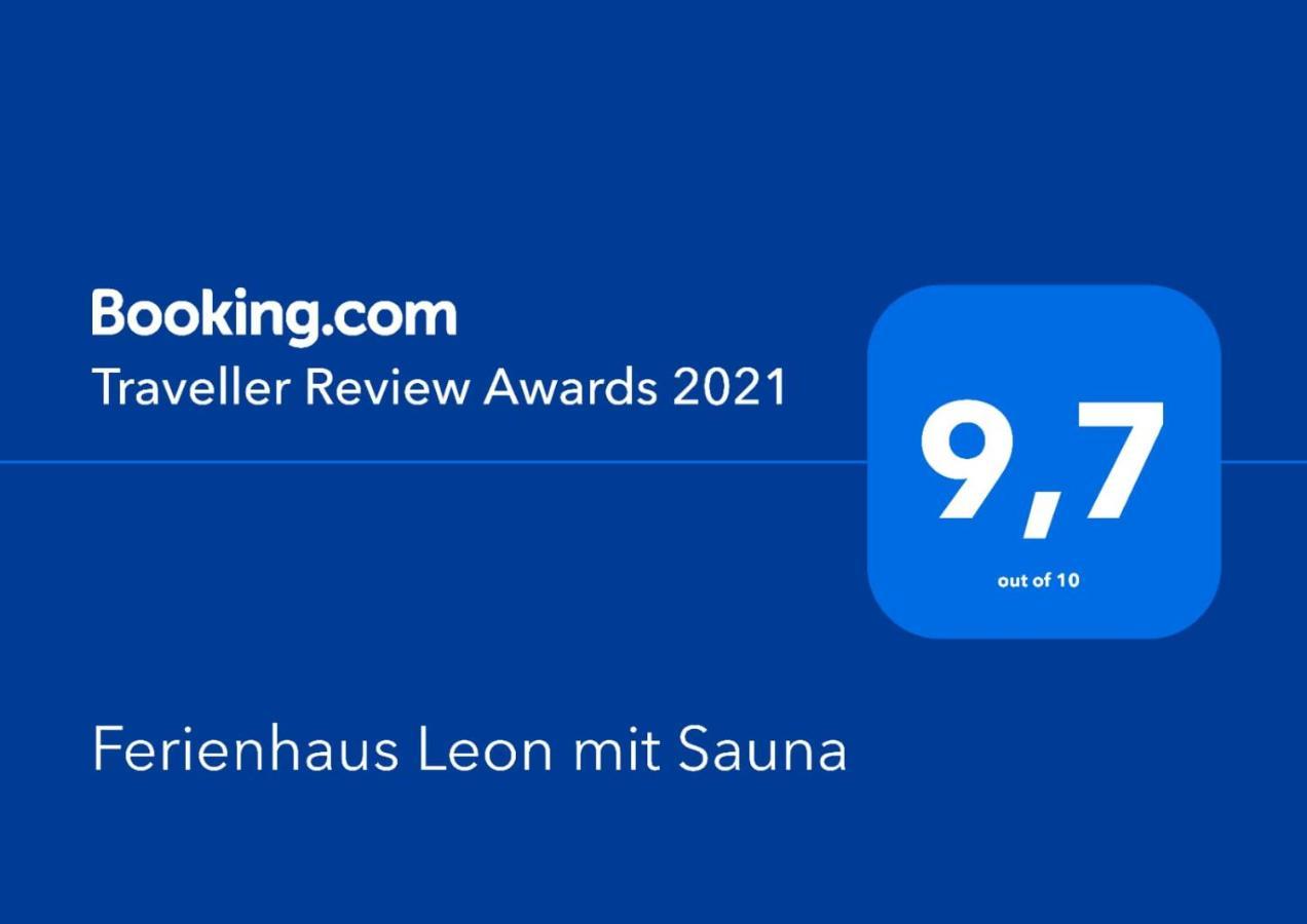 Ferienhaus Leon Mit Sauna Rehburg-Loccum Bagian luar foto