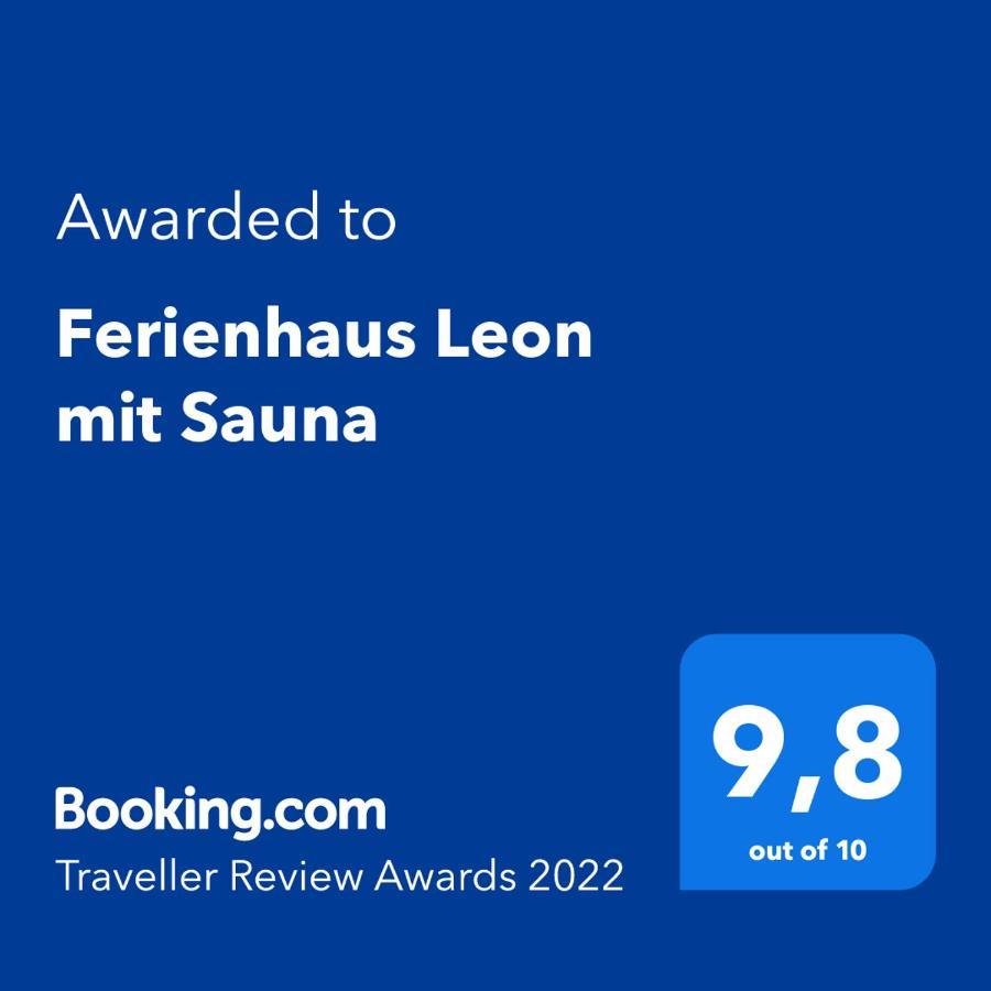 Ferienhaus Leon Mit Sauna Rehburg-Loccum Bagian luar foto